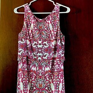 White and pink dress